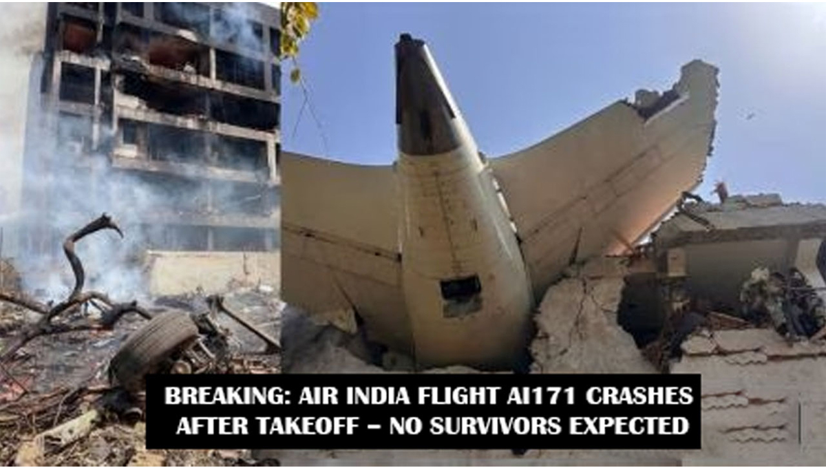 ✈️ Breaking: Air India Flight AI171 Crashes After Takeoff
